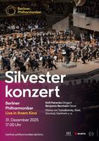 Plakatmotiv "Liveübertragung: Das Silvesterkonzert mit den Berliner Philharmonikern 2025"