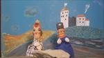 Plakatmotiv "Kasper und der Polizist"
